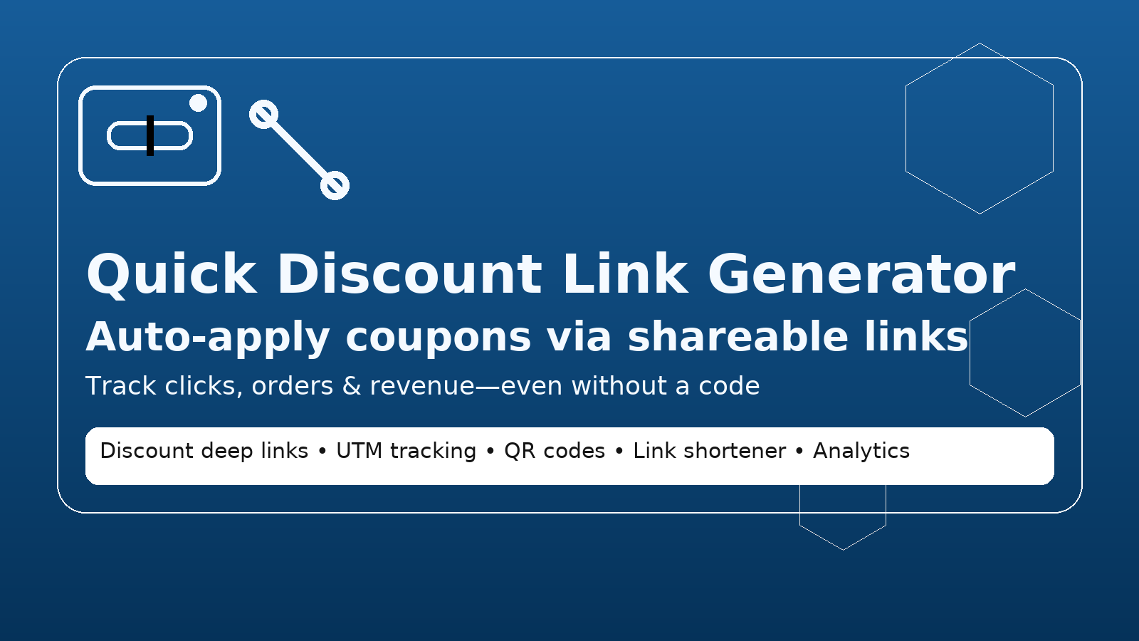 Smart Discount Links Guide